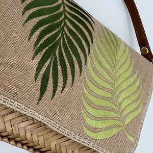 Philippine Native Shoulder Bag/Clutch (woven bamboo)